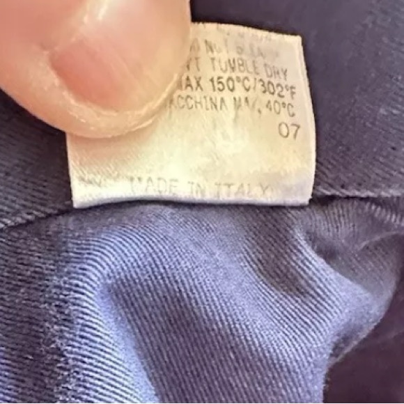 Gucci Duke Mens Button Down Dress Shirt, Blue Double Front Pocket Sz 39/15.5 - Picture 8 of 10